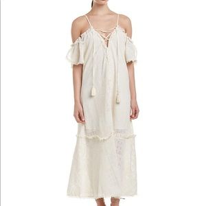 Red carter Maxi dress XS